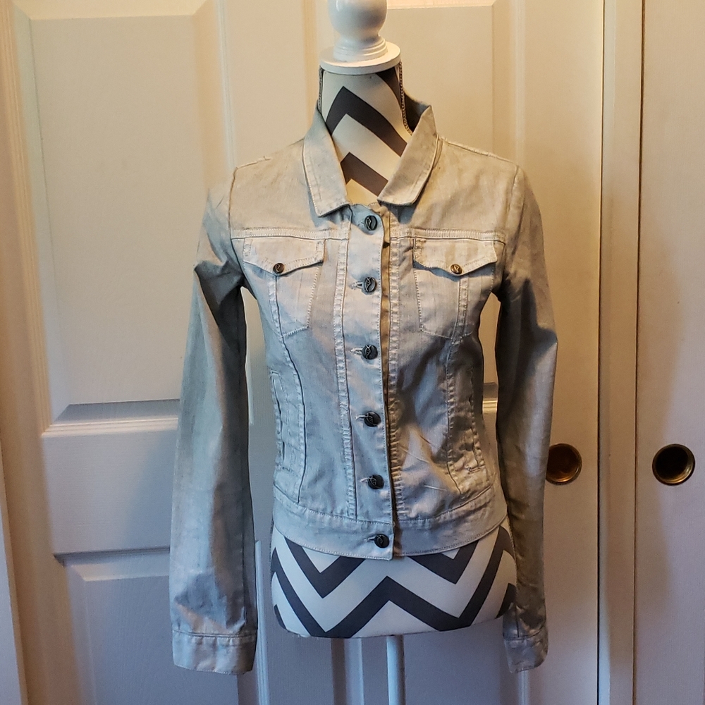 GENETIC DENIM XX JACKET DISTRESSED